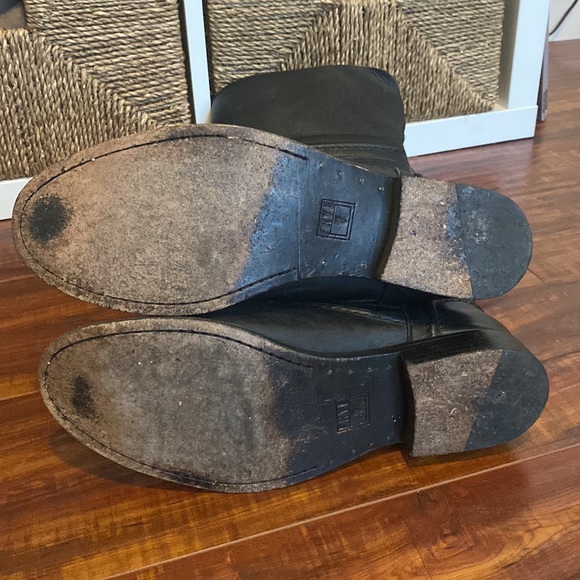 Frye Tall Black Leather Boot Women’s Size 8.5 - Picture 11 of 11